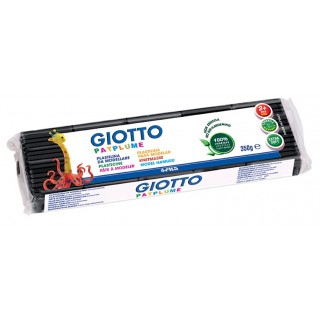 PLASTICINA GIOTTO PATPLUME PRETO 350 G